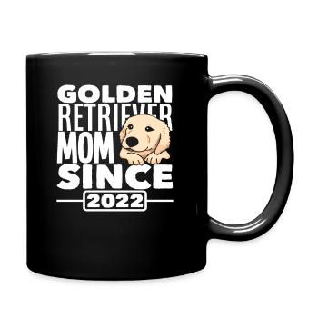 Golden Retriever Mom 2022 - Full Colour Mug - black - Right