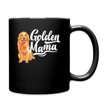 Golden Retriever Mom - Full Colour Mug - black - Right