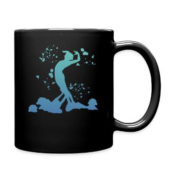 Artistic Swim Team Synchronschwimmen - Tasse einfarbig - Schwarz - Rechts