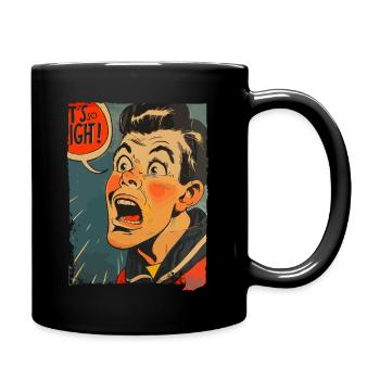 1950s Sailor Cartoon: This Is So Tight! - Full Colour Mug - black - Right