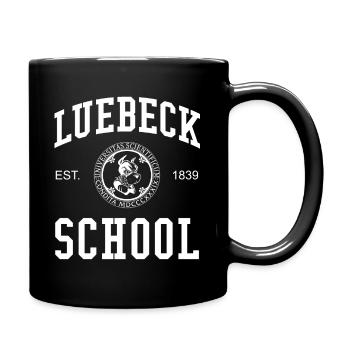 Lübeck School Universität Hochschule University - Full Colour Mug - black - Right