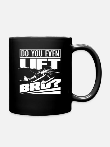 Piloten Berufspilot Geschenk - Tasse einfarbig - Schwarz