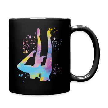 Artistic Swim Team Synchronschwimmen - Tasse einfarbig - Schwarz - Rechts