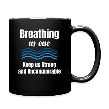 Gesc Breathing together keeps us strong and - Full Colour Mug - black - Right