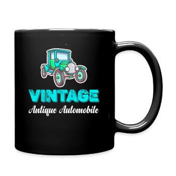 Classic car lovers - Full Colour Mug - black - Right