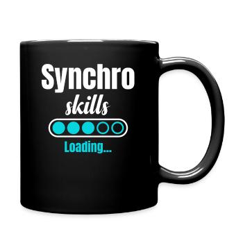 Chargement des compétences de synchronisation. Natation synchronisée - Mug uni - noir - Droite