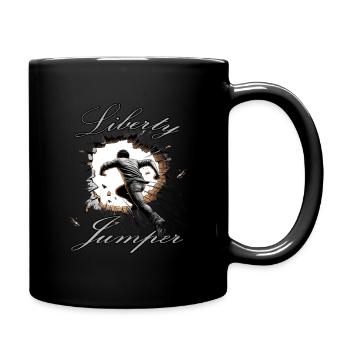 Leap into freedom - Full Colour Mug - black - Right