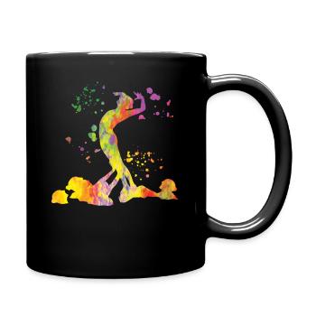 Artistic Swim Team Synchronschwimmen - Tasse einfarbig - Schwarz - Rechts