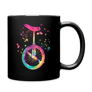 Unicycliste monocycle monocycle - Mug uni - noir - Droite