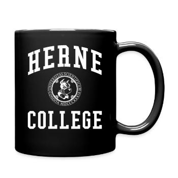 Herne College University Universität Hochschule - Mug uni - noir - Droite