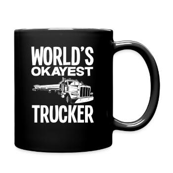 Meilleur chauffeur de camion au monde - Mug uni - noir - Droite