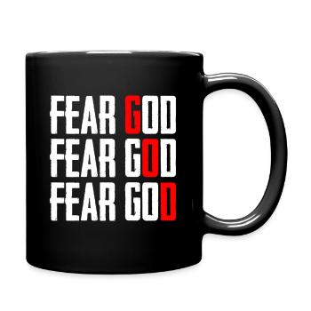 Fear God - Full Colour Mug - black - Right