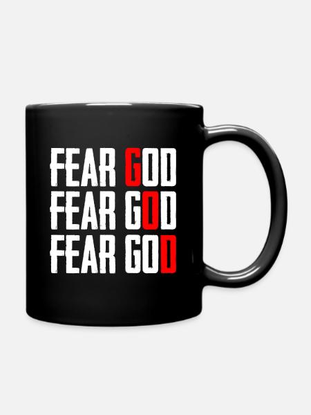 Fear God - Tasse einfarbig - Schwarz