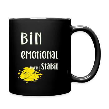 Je ne suis pas émotionnellement stable - Mug uni - noir - Droite