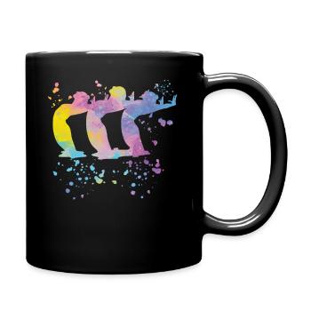 Artistic Swim Team Synchronschwimmen - Tasse einfarbig - Schwarz - Rechts