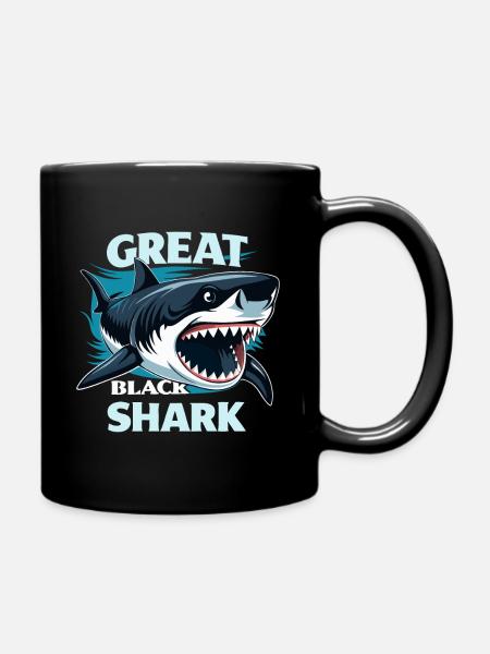 GROSSER SCHWARZHAI - Tasse einfarbig - Schwarz