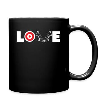 Love Archery Archery - Full Colour Mug - black - Right