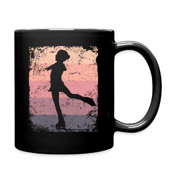Patinage artistique Patinage artistique Patinage sur glace - Mug uni - noir - Droite