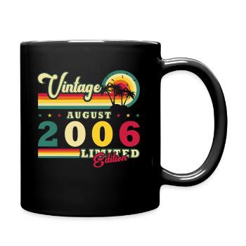 August 2006 Birthday August 2006 - Original 2006 - Full Colour Mug - black - Right