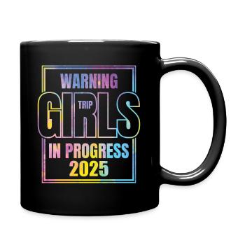 Avertissement Girls Trip In Progress 2025 - Mug uni - noir - Droite