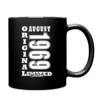 August 1969 - Gift idea for August 1969 - 1969 - Full Colour Mug - black - Right