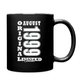 August 1999 Birthday Gift August 1999 August - Full Colour Mug - black - Right