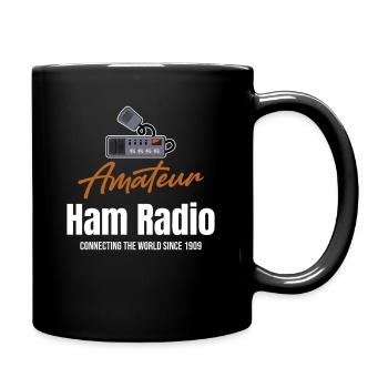 Amateur-amateurfunk Verbindet Die Welt Seit 1909 - Tasse einfarbig - Schwarz - Rechts