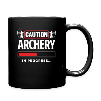 Archery Funny Archery - Full Colour Mug - black - Right