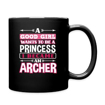 Love Archery Archery - Full Colour Mug - black - Right