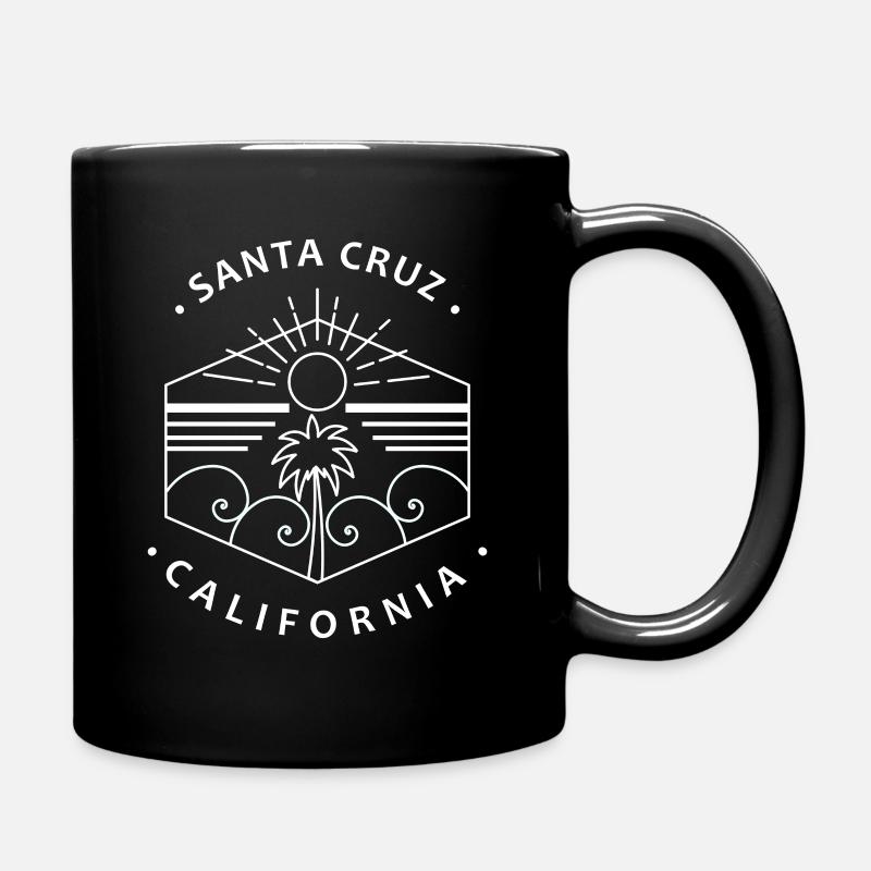 Conception de chemise Santa Cruz Californie - Mug uni - noir