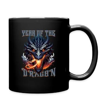 Year of the Dragon 2024 - Chinese Zodiac - Full Colour Mug - black - Right