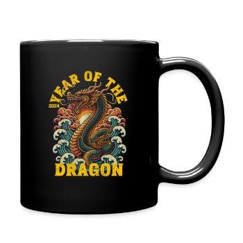 Year of the Dragon 2024 - Chinese Zodiac - Full Colour Mug - black - Right
