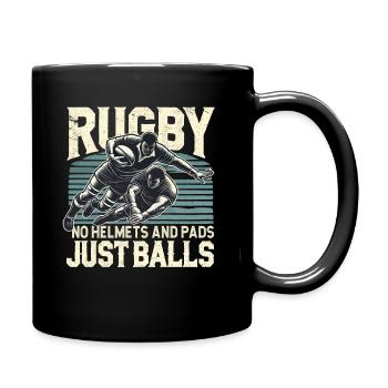 Rugby, rugby players, funny rugby - Full Colour Mug - black - Right