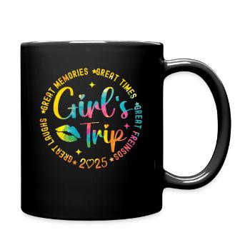 Week-end Filles Femmes Filles Voyage 2025 - Mug uni - noir - Droite