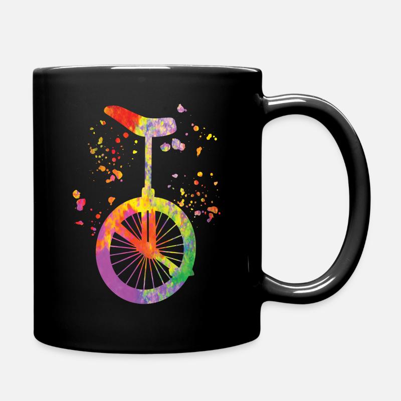 Einradfahrer Einradfahren Einrad - Tasse einfarbig - Schwarz