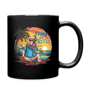 animaux domestiques 1 - Mug uni - noir - Droite