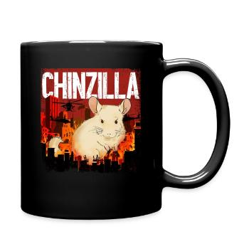 Chinzilla - Rodent Lover Animal Whisperer - Full Colour Mug - black - Right