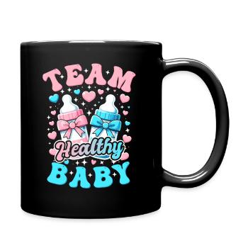 Geschlechtsenthüllung, Gender Reveal - Full Colour Mug - black - Right