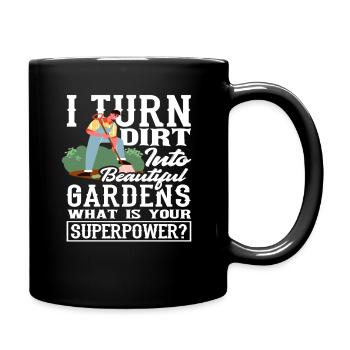 Paysagiste - Mug uni - noir - Droite