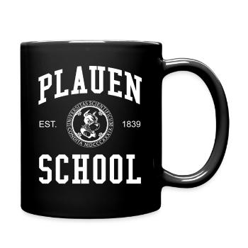 Plauen School Hochschule University Schule Uni - Full Colour Mug - black - Right