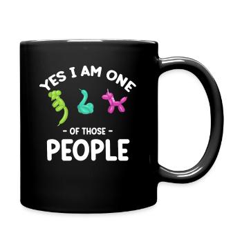 Yes, I'm one of those people - Full Colour Mug - black - Right