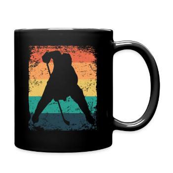 joueurs de hockey sur glace vintage hockey sur glace - Mug uni - noir - Droite