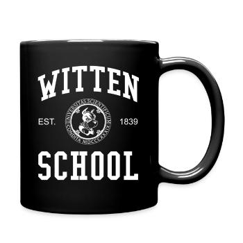Witten School Hochschule University Schule Uni - Full Colour Mug - black - Right