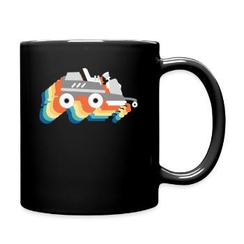 Landschaftsgärtner - Tasse einfarbig - Schwarz - Rechts