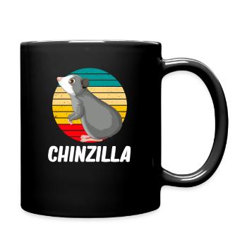 Chinzilla Chinchilla Lover Bunny For Babies - Full Colour Mug - black - Right