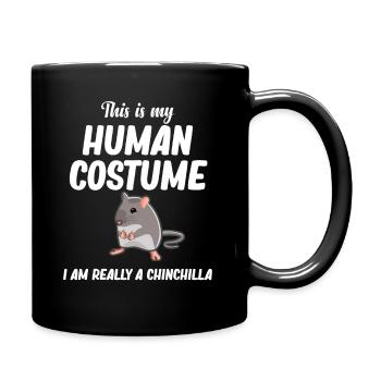 This is my human costume. I am - Full Colour Mug - black - Right