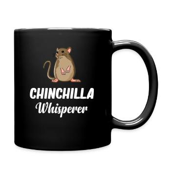Chinchilla Whisperer Lover Bunny for Babies - Full Colour Mug - black - Right