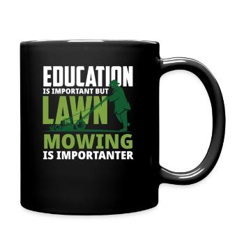 Landschaftsgärtner Bildung - Tasse einfarbig - Schwarz - Rechts