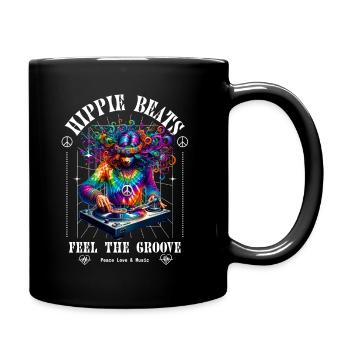 Hippie Beats - Full Colour Mug - black - Right