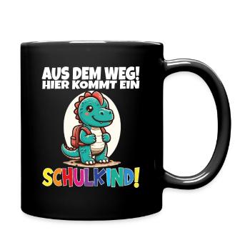 Écolier 2024 entrant à l'école - Mug uni - noir - Droite